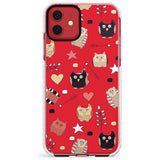 Cute Owl Pattern Impact Phone Case for iPhone 11