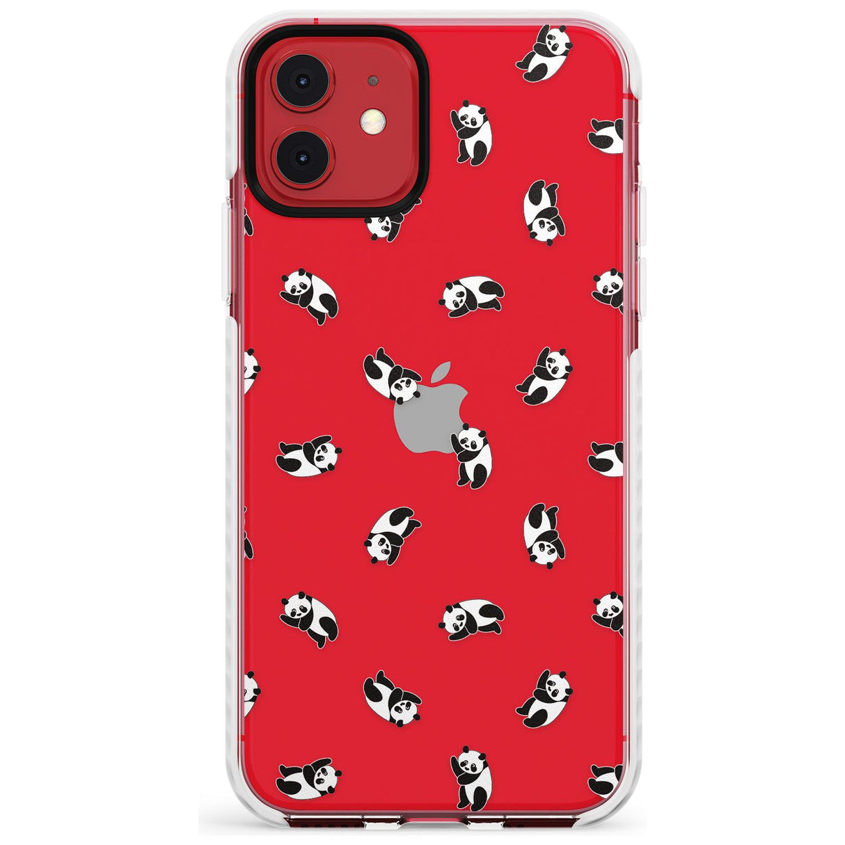 Tiny Panda Pattern Slim TPU Phone Case for iPhone 11