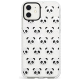 Panda Face Pattern Slim TPU Phone Case for iPhone 11