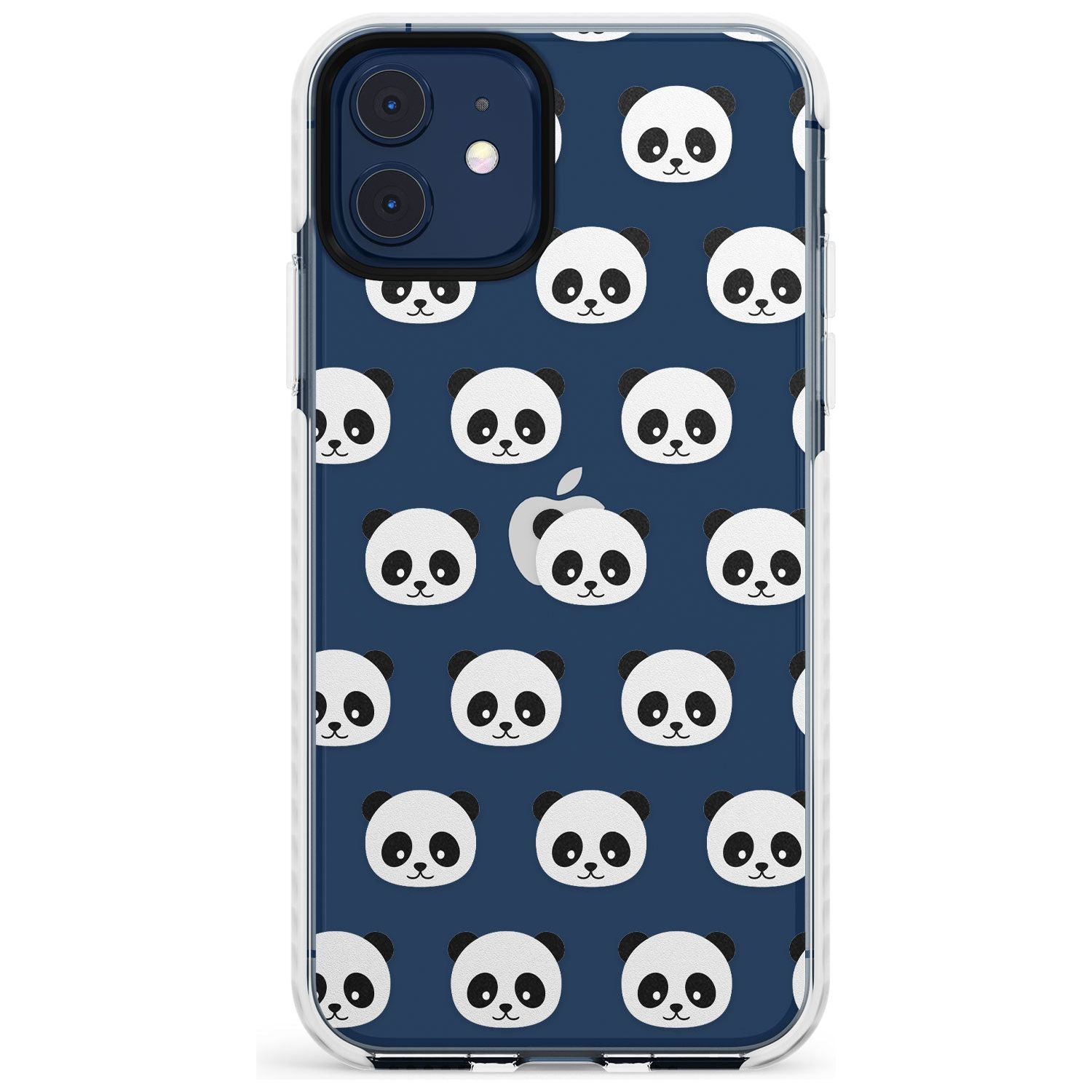 Panda Face Pattern Slim TPU Phone Case for iPhone 11