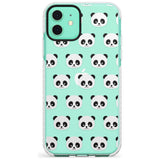 Panda Face Pattern Slim TPU Phone Case for iPhone 11