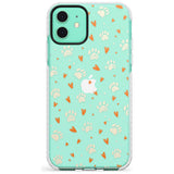 Paws & Hearts Pattern (Clear) Slim TPU Phone Case for iPhone 11