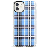 Blue Plaid iPhone Case  Impact Case Phone Case - Case Warehouse