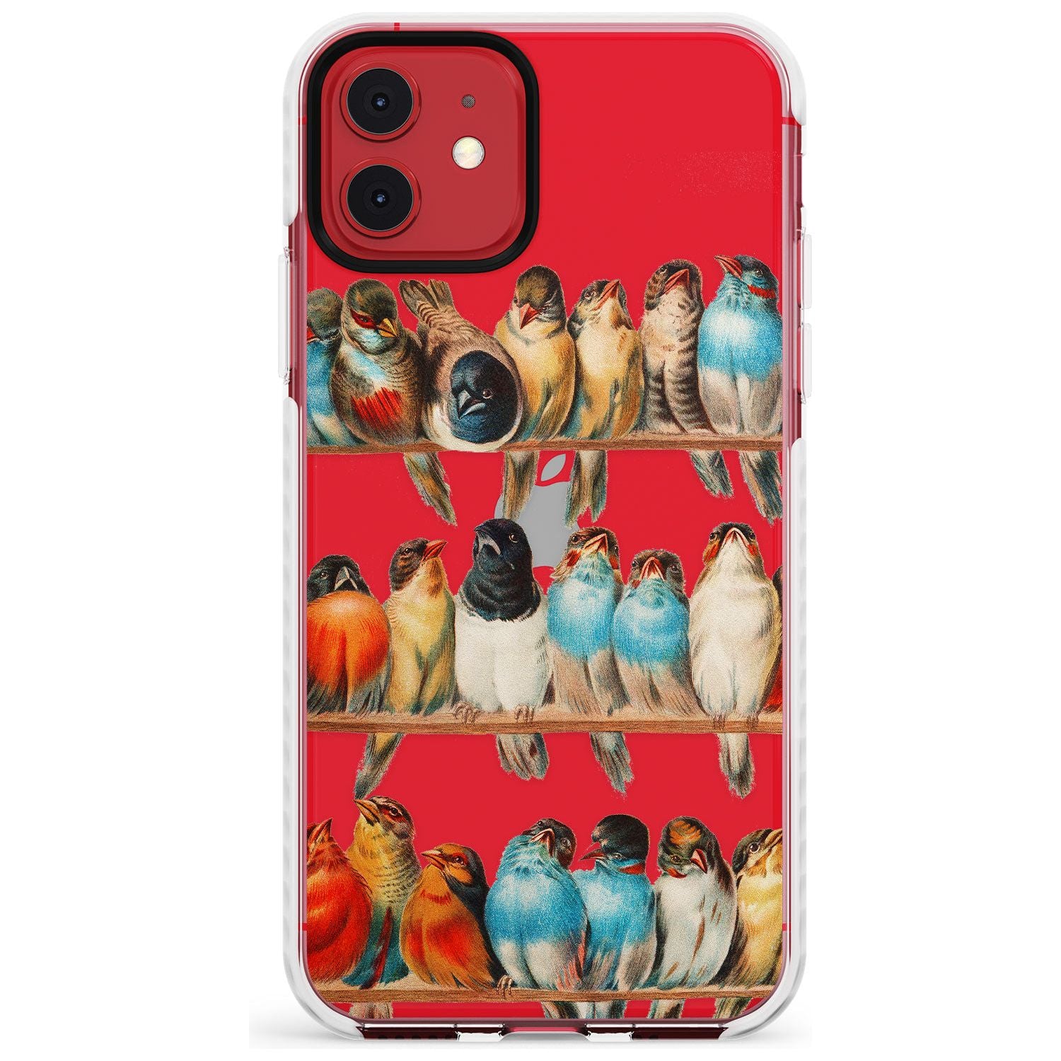 A Perch of Birds Impact Phone Case for iPhone 11