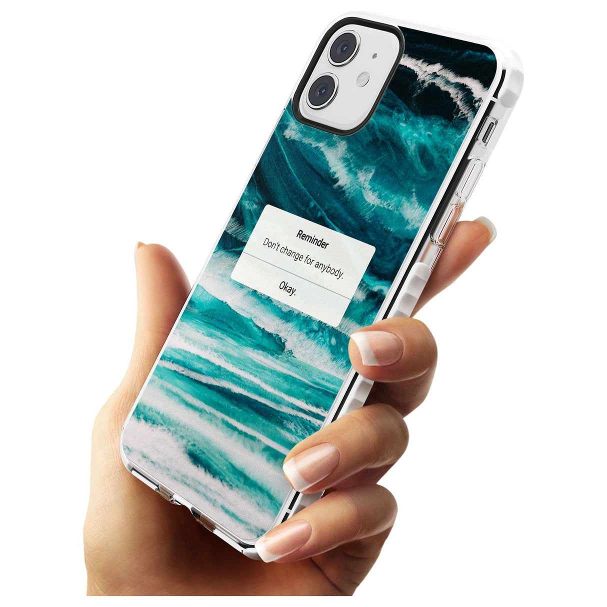 "Don't Change" iPhone Reminder Slim TPU Phone Case for iPhone 11