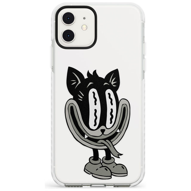 Faded Feline Impact Phone Case for iPhone 11