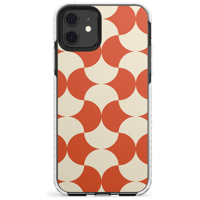 Abstract Retro Shapes: Psychedelic Pattern Slim TPU Phone Case for iPhone 11