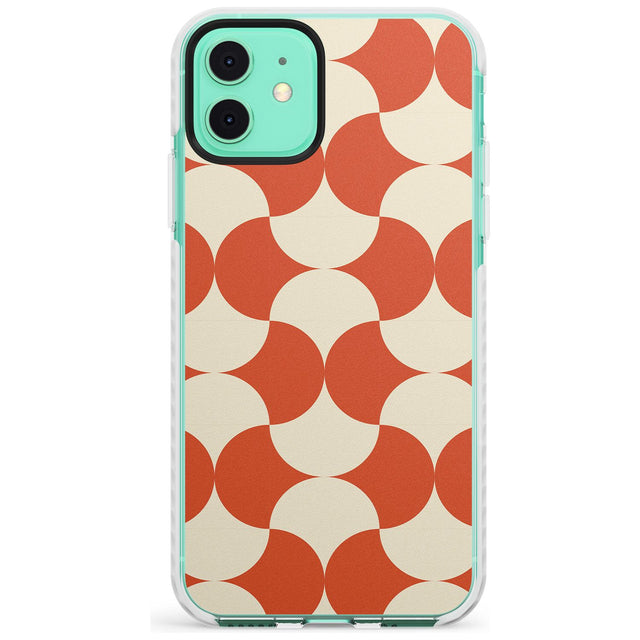 Abstract Retro Shapes: Psychedelic Pattern Slim TPU Phone Case for iPhone 11