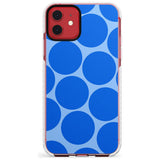 Abstract Retro Shapes: Blue Dots Slim TPU Phone Case for iPhone 11