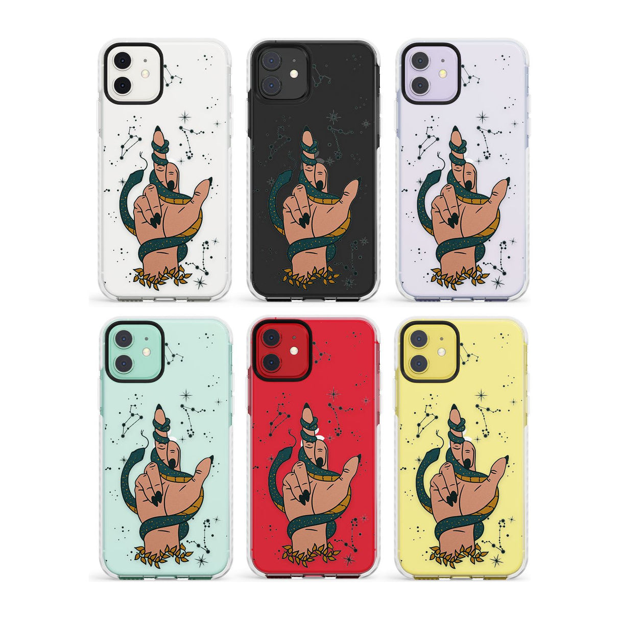 Snakes, Stars and Cynicism Impact Phone Case for iPhone 11, iphone 12