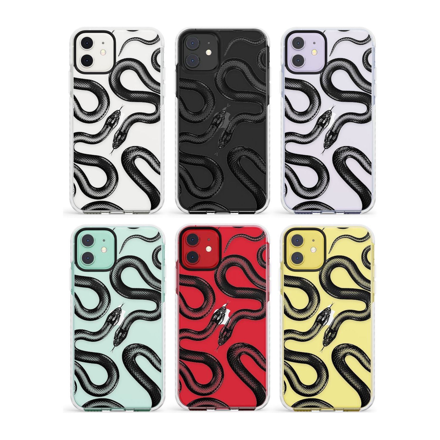 Snakes Impact Phone Case for iPhone 11, iphone 12