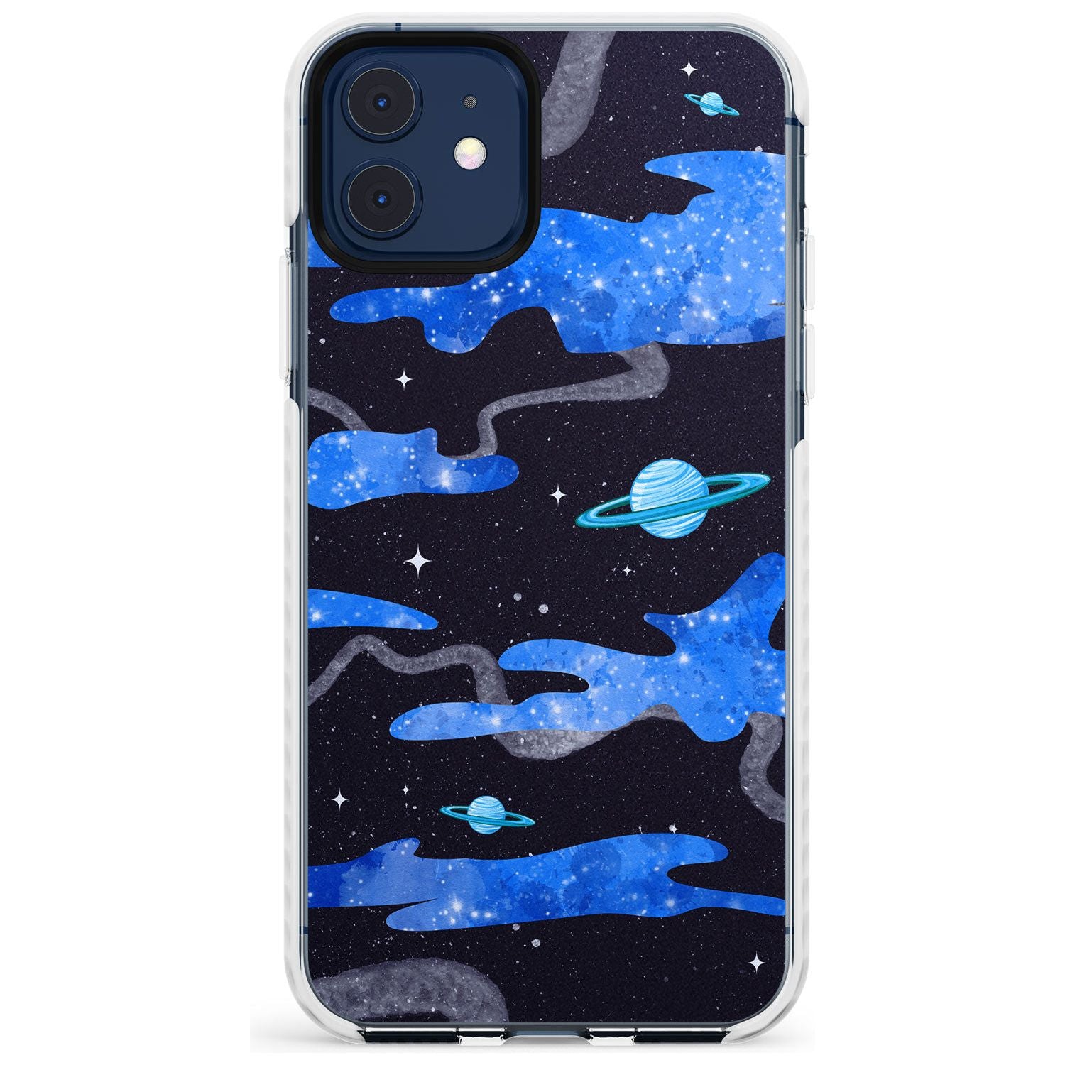 Blue Galaxy Impact Phone Case for iPhone 11