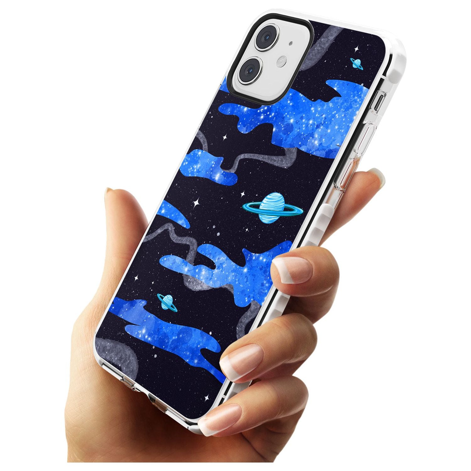 Blue Galaxy Impact Phone Case for iPhone 11