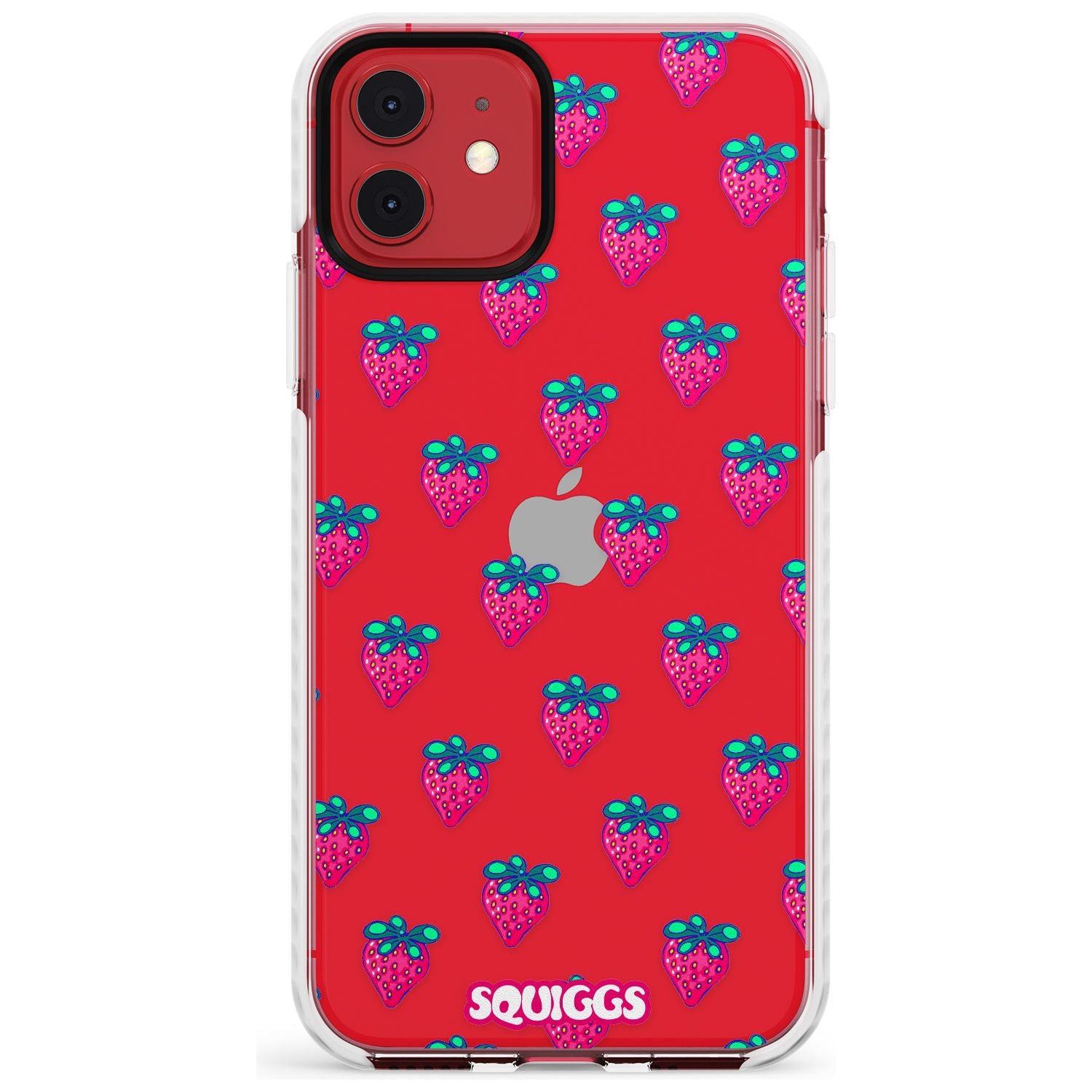 Strawberry Patch Slim TPU Phone Case for iPhone 11