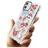 Skull & Flowers Sticker  iPhone Case   Phone Case - Case Warehouse