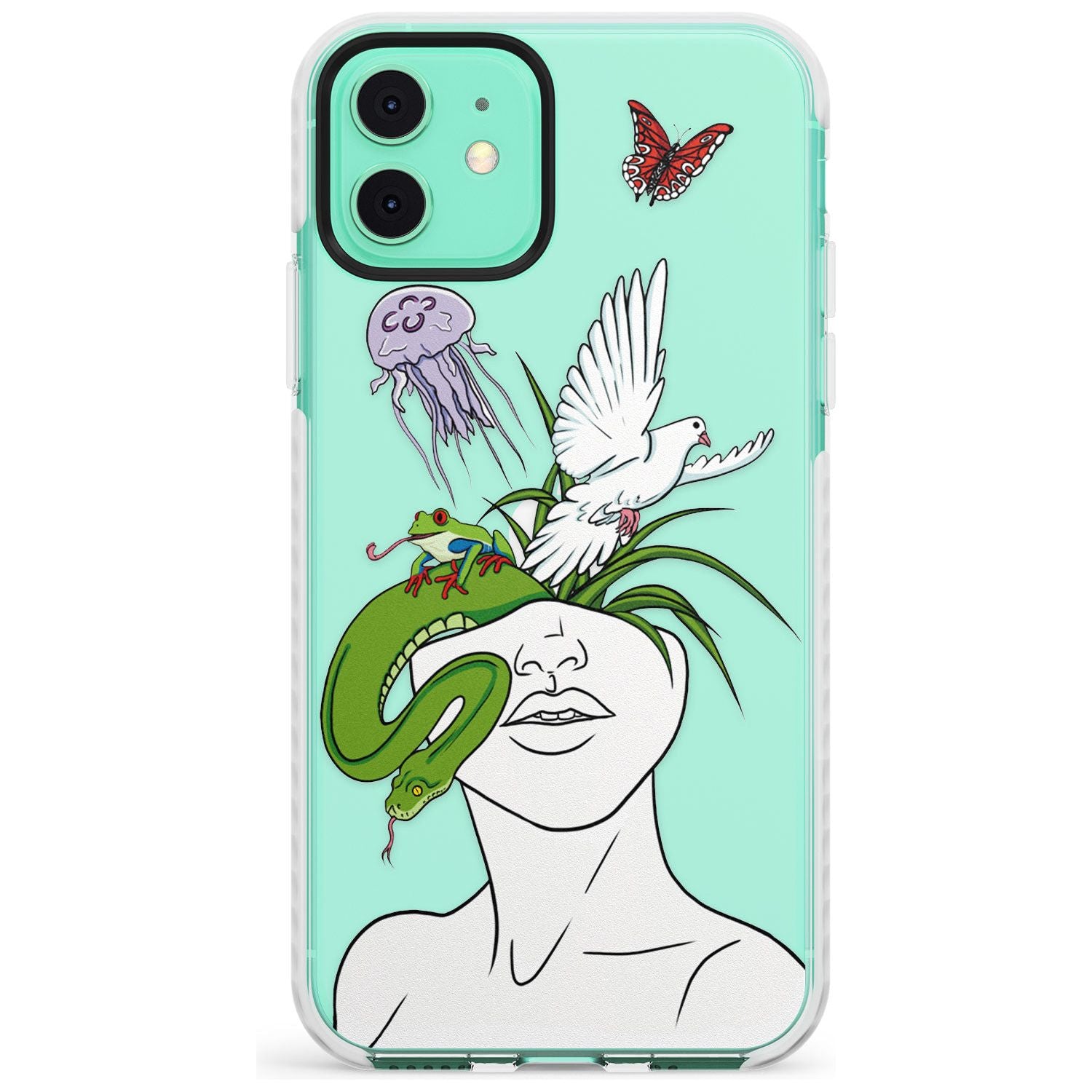 WILD THOUGHTS Slim TPU Phone Case for iPhone 11