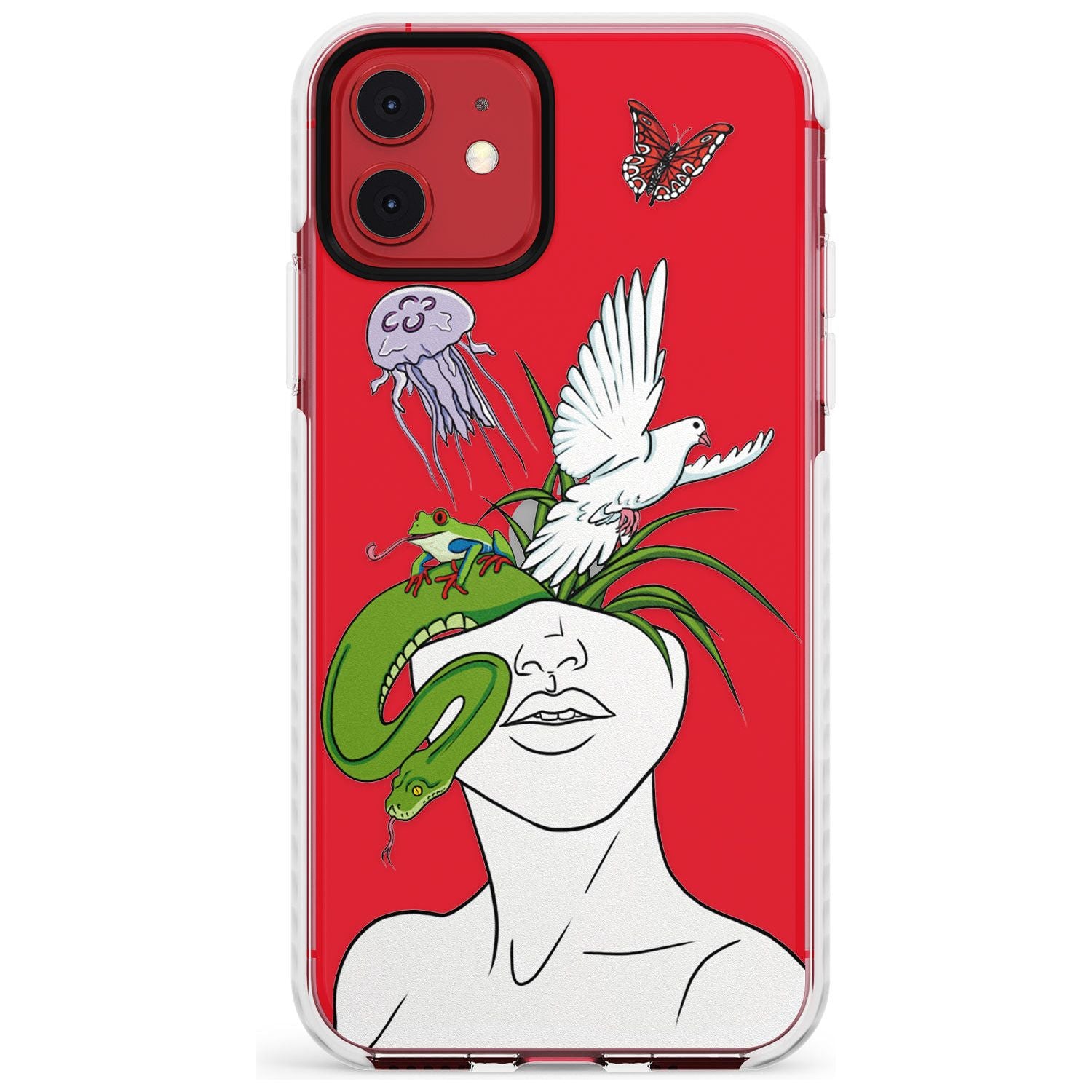 WILD THOUGHTS Slim TPU Phone Case for iPhone 11