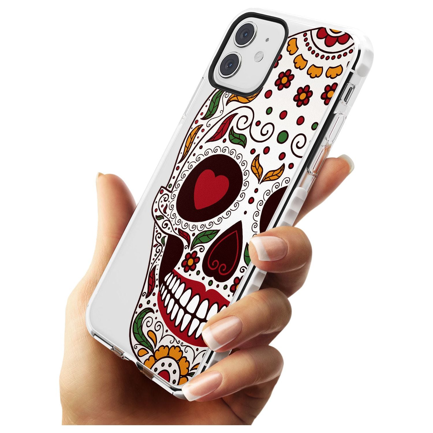 Autumn Sugar Skull Impact Phone Case for iPhone 11