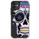 Violet Sugar Skull Impact Phone Case for iPhone 11