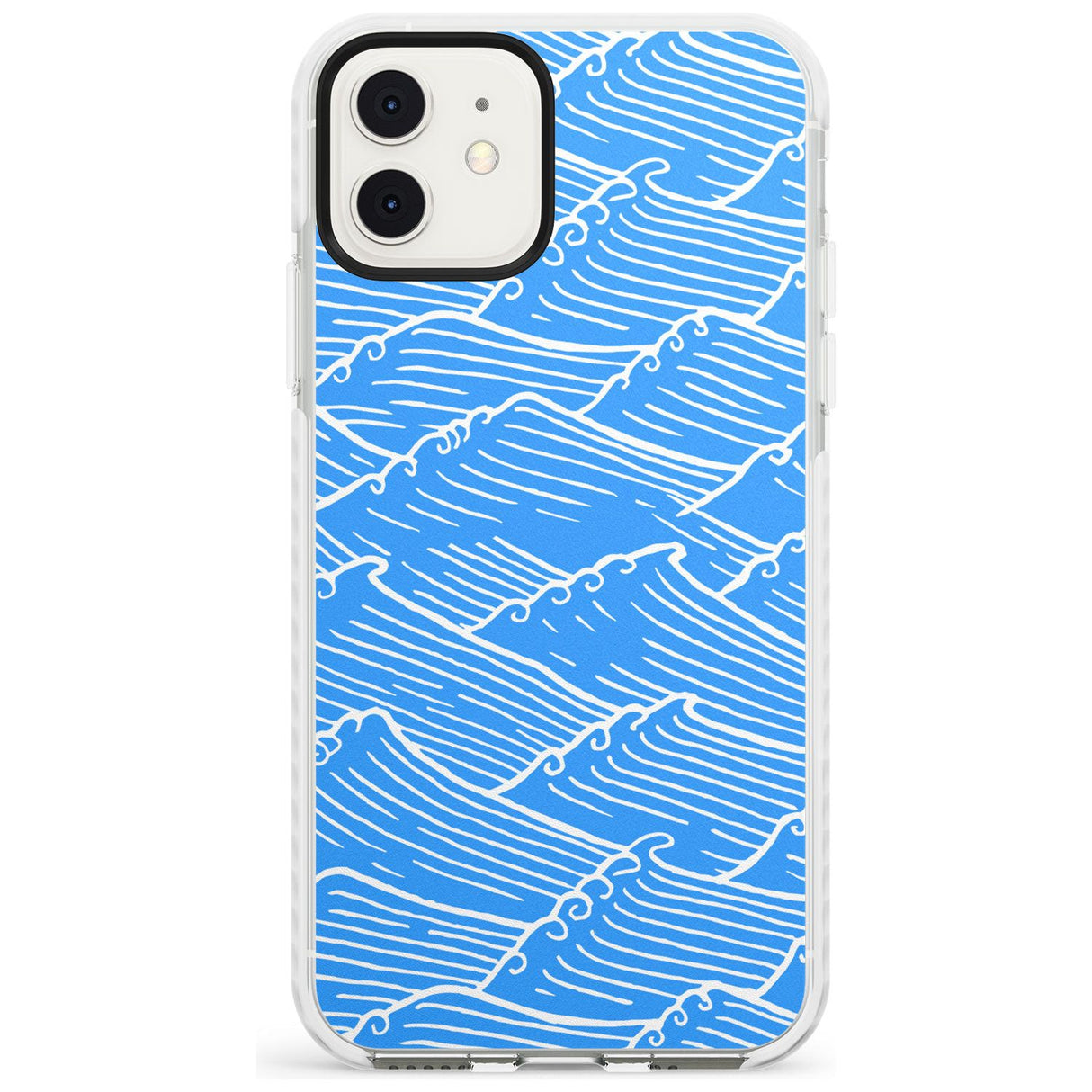 Waves Pattern Impact Phone Case for iPhone 11