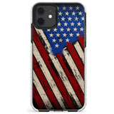 Distressed US Flag Impact Phone Case for iPhone 11