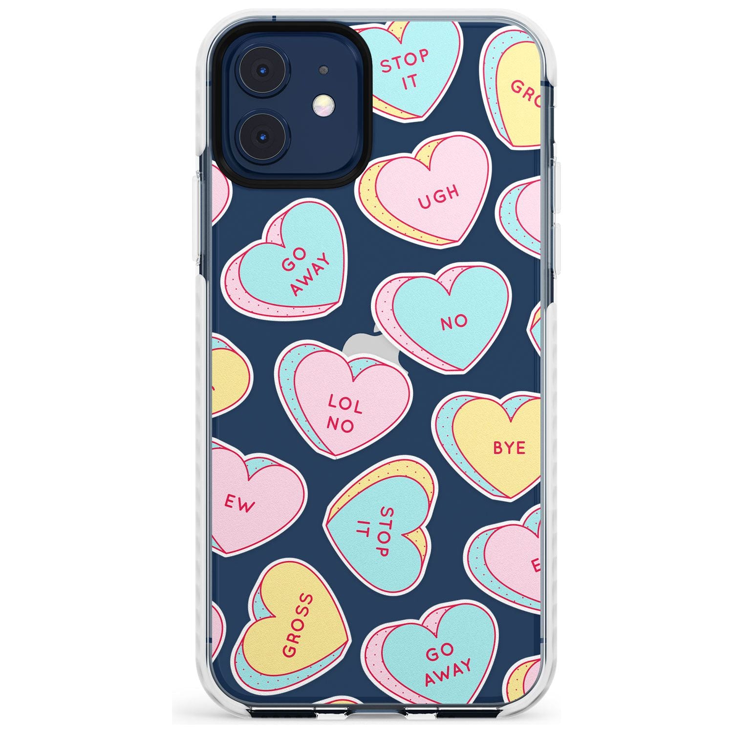 Sarcastic Love Hearts Slim TPU Phone Case for iPhone 11