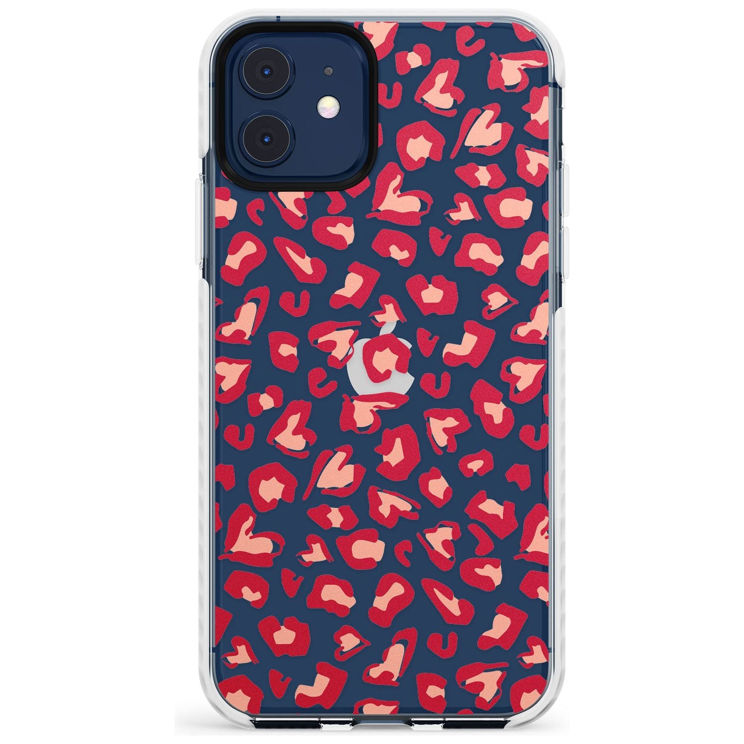 Heart Leopard Print Slim TPU Phone Case for iPhone 11