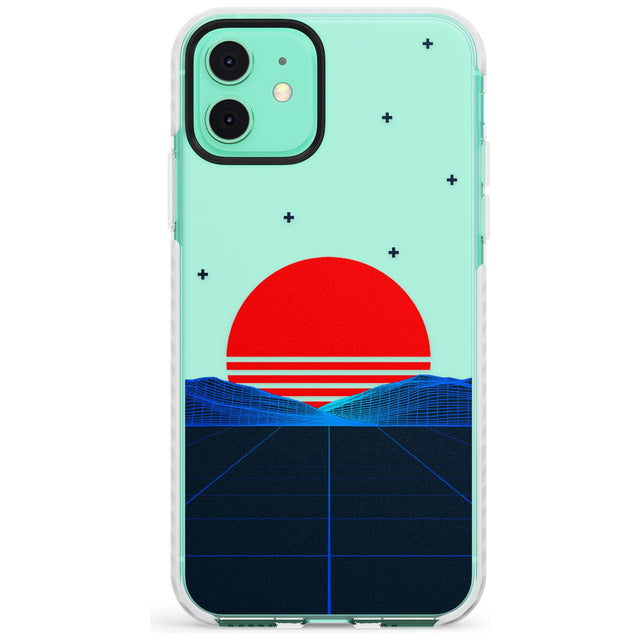 Japanese Sunset Vaporwave Impact Phone Case for iPhone 11