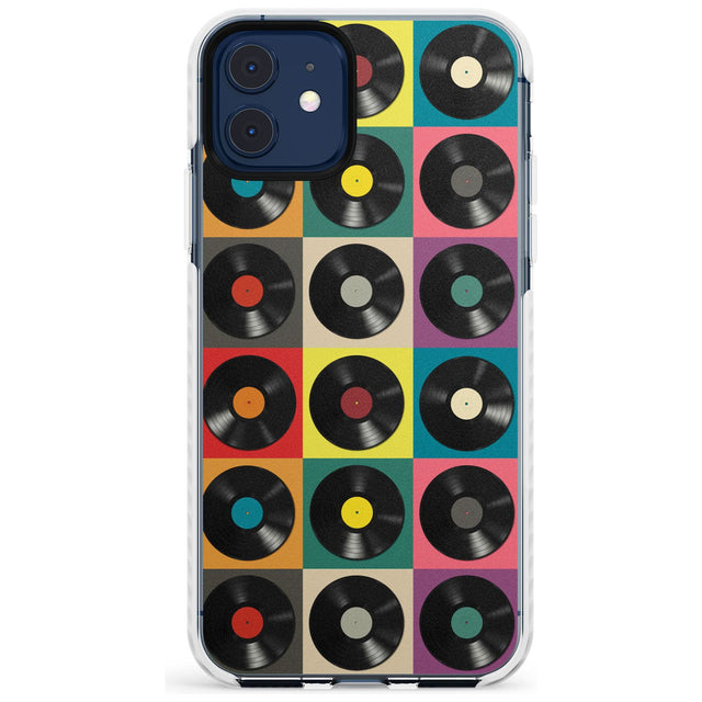Vinyl Record Pattern Impact Phone Case for iPhone 11