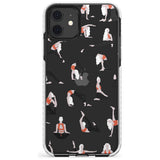 Yoga Poses Clear Slim TPU Phone Case for iPhone 11