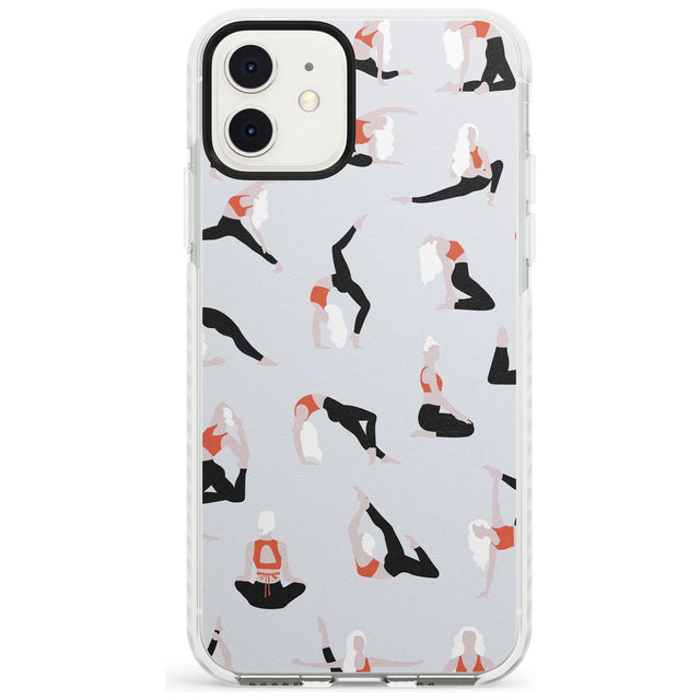 Yoga Poses Slim TPU Phone Case for iPhone 11