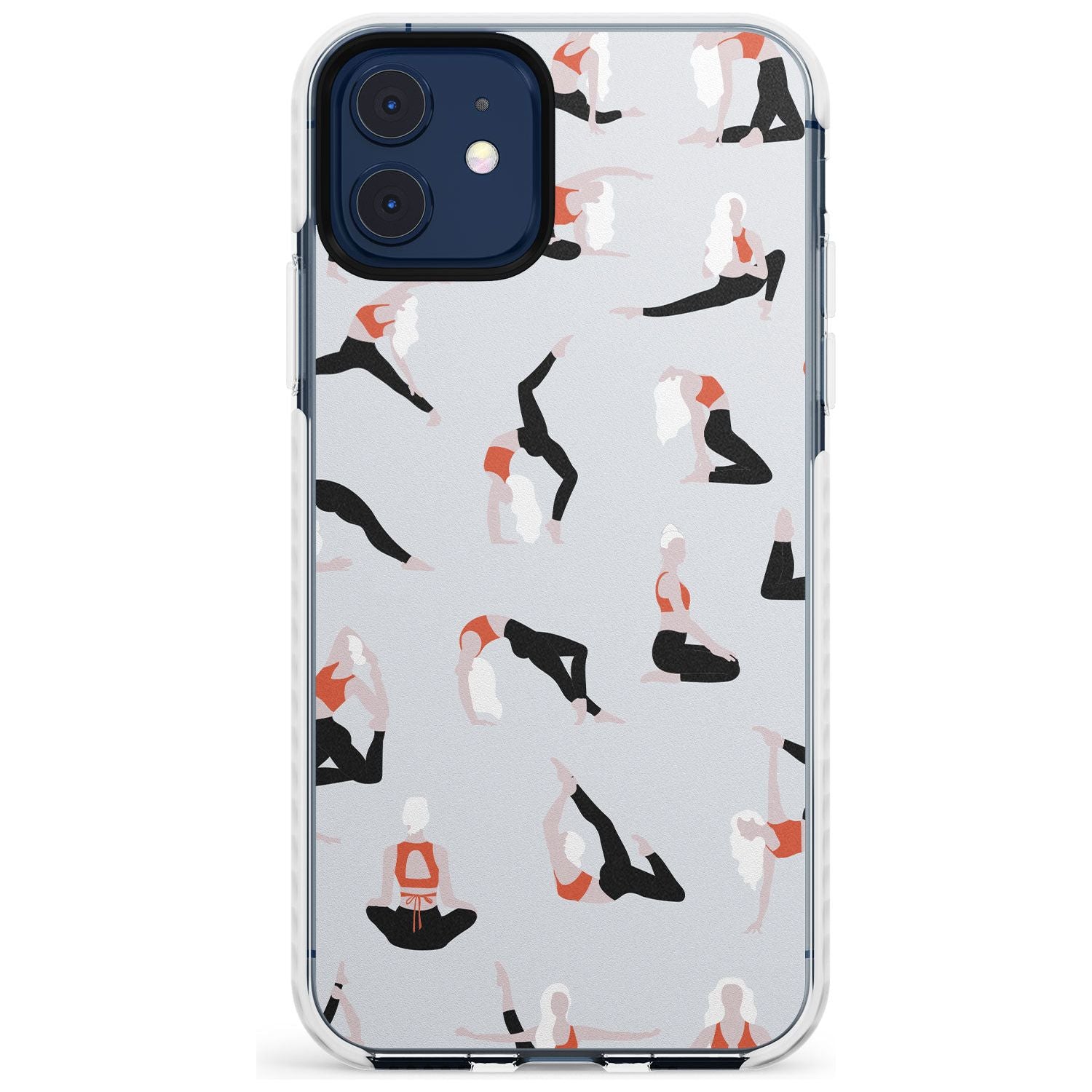 Yoga Poses Slim TPU Phone Case for iPhone 11