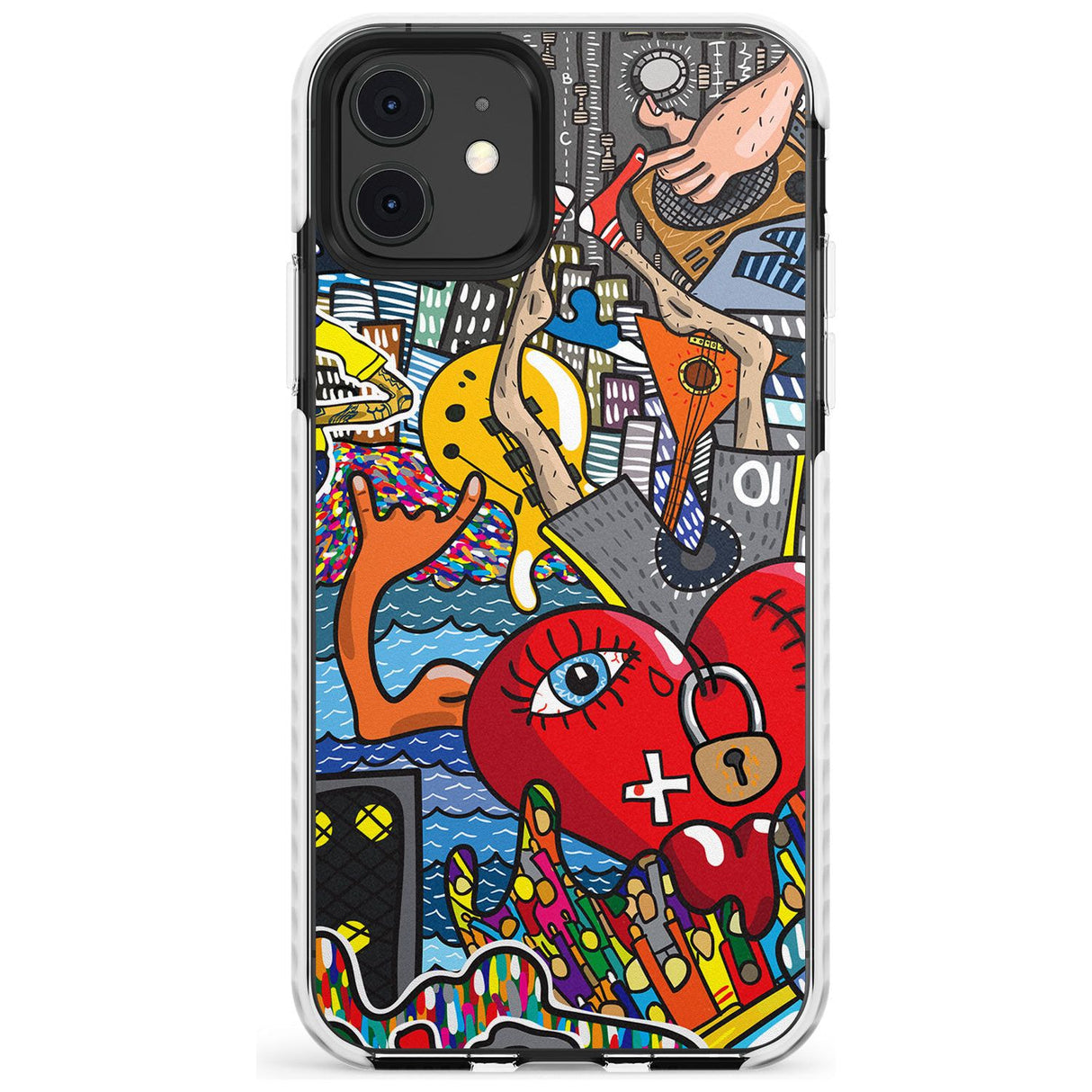 Crowd Tsunami Slim TPU Phone Case for iPhone 11