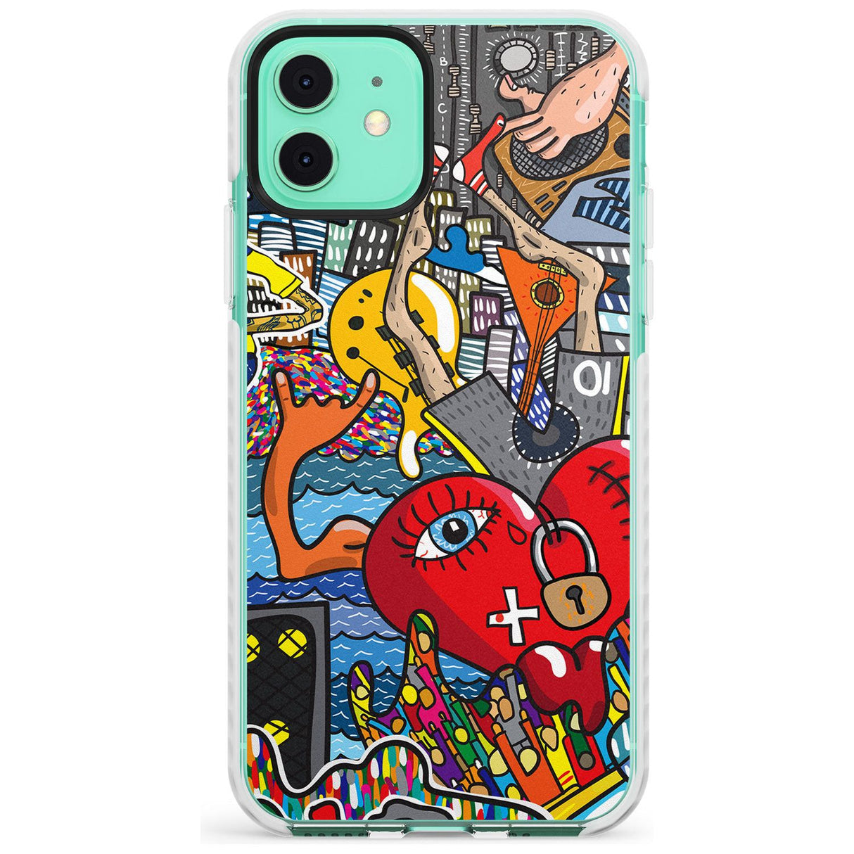 Crowd Tsunami Slim TPU Phone Case for iPhone 11