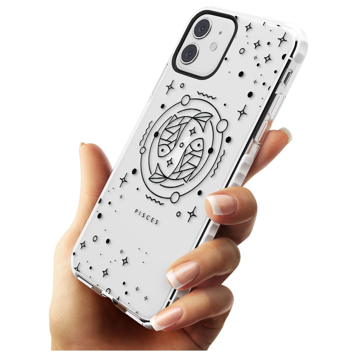 Pisces Emblem - Transparent Design Impact Phone Case for iPhone 11