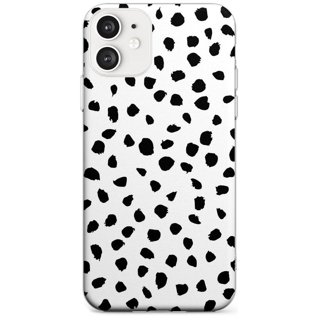 Dalmatian Print Black Impact Phone Case for iPhone 11