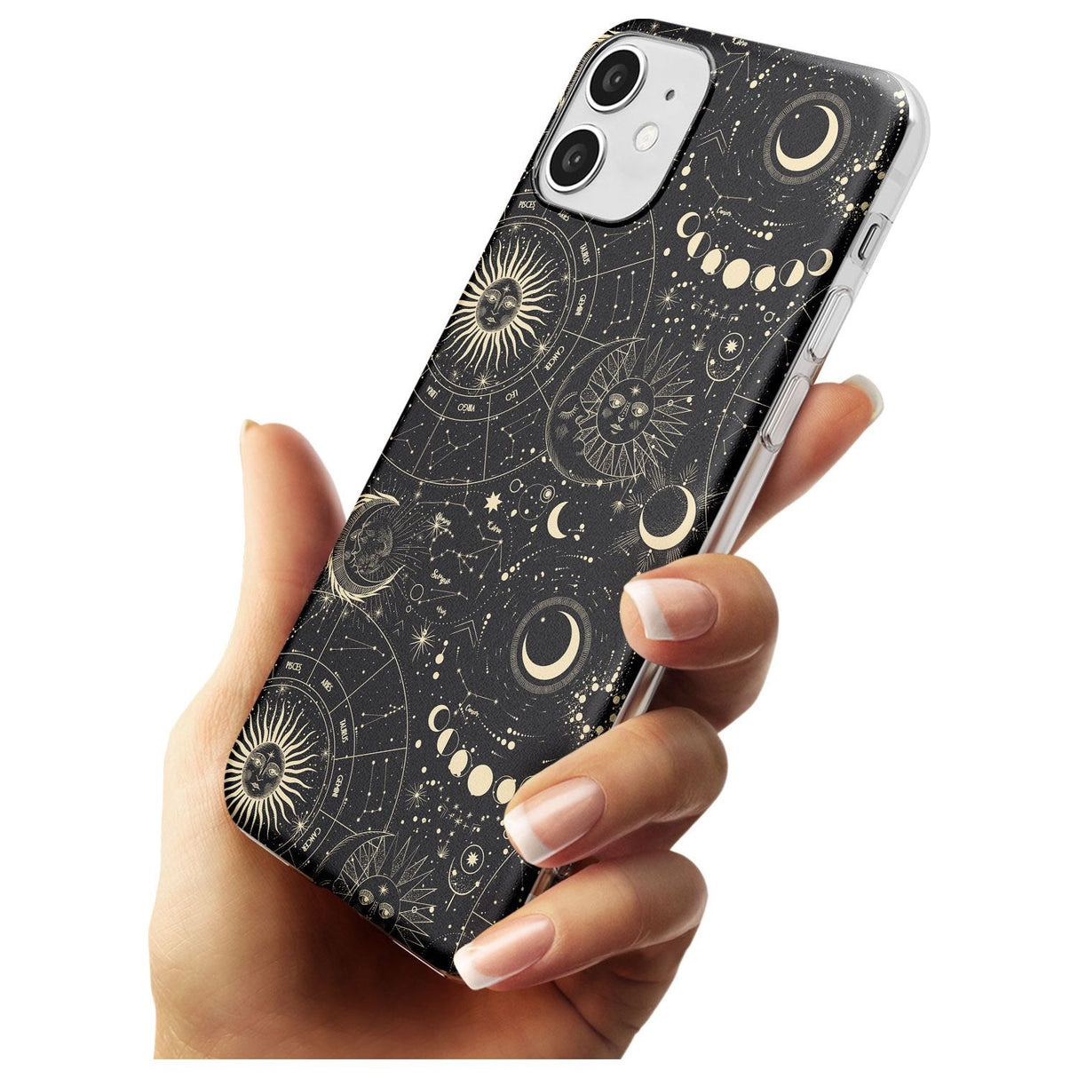 Suns, Moons & Star Signs Black Impact Phone Case for iPhone 11