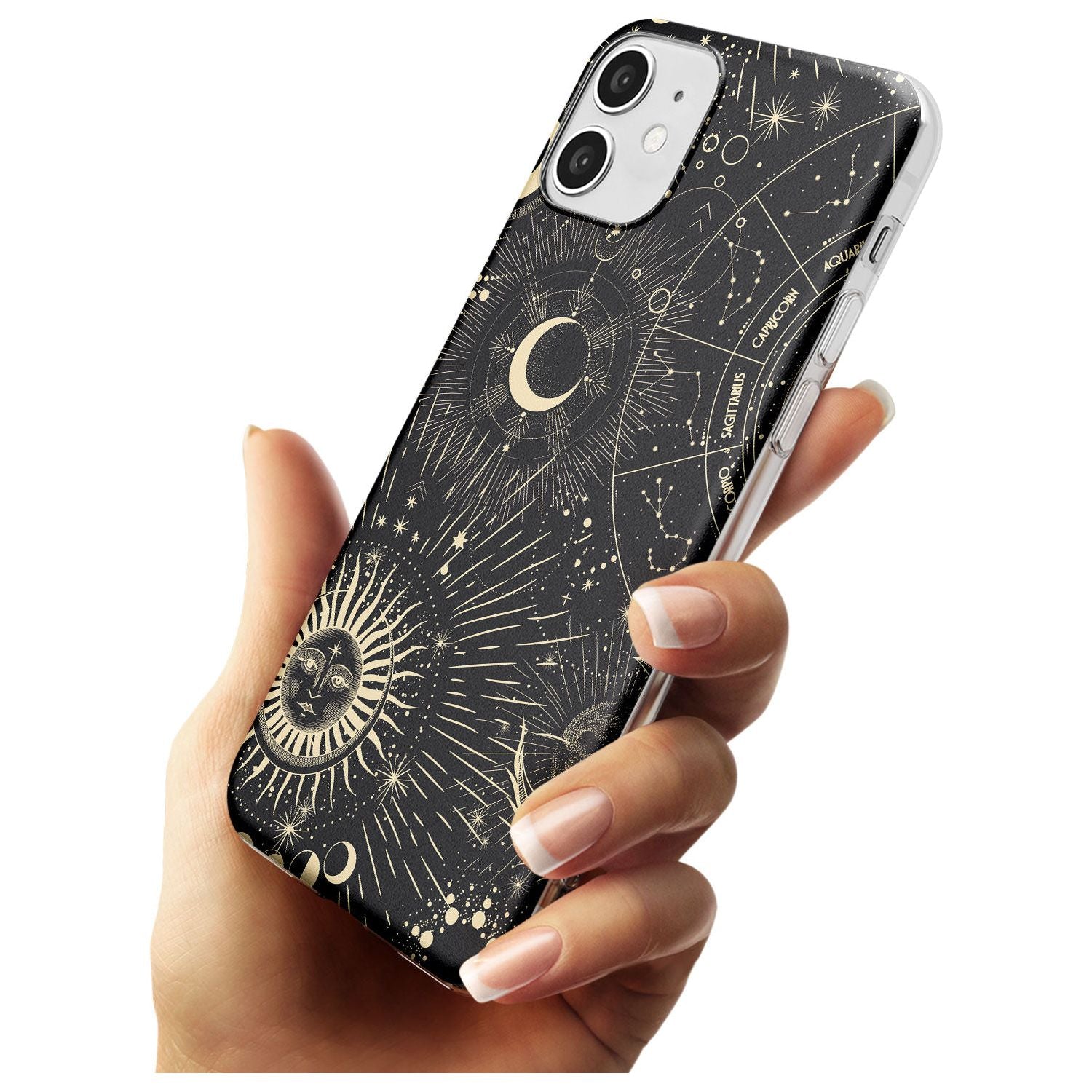 Sun & Symbols Black Impact Phone Case for iPhone 11