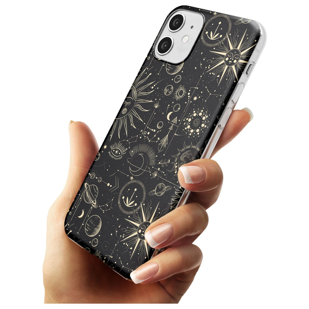 Suns & Planets Black Impact Phone Case for iPhone 11