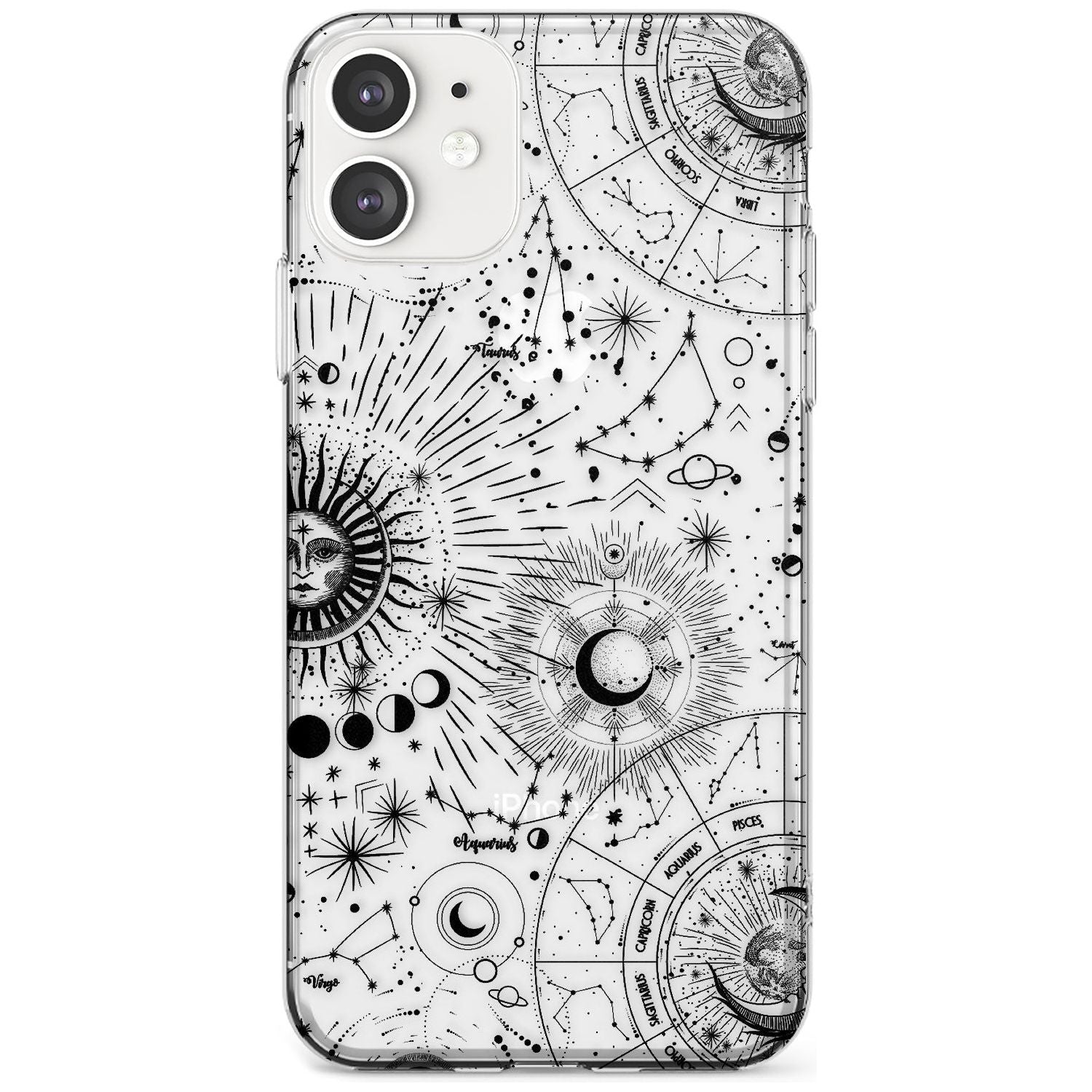 Suns & Constellations Astrological Slim TPU Phone Case for iPhone 11