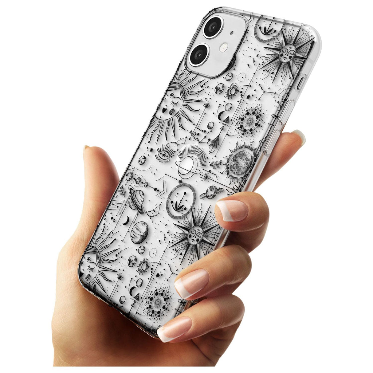 Suns & Planets Vintage Astrological Slim TPU Phone Case for iPhone 11