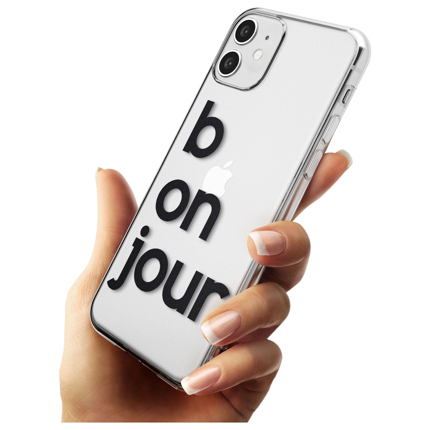 Bonjour Black Impact Phone Case for iPhone 11