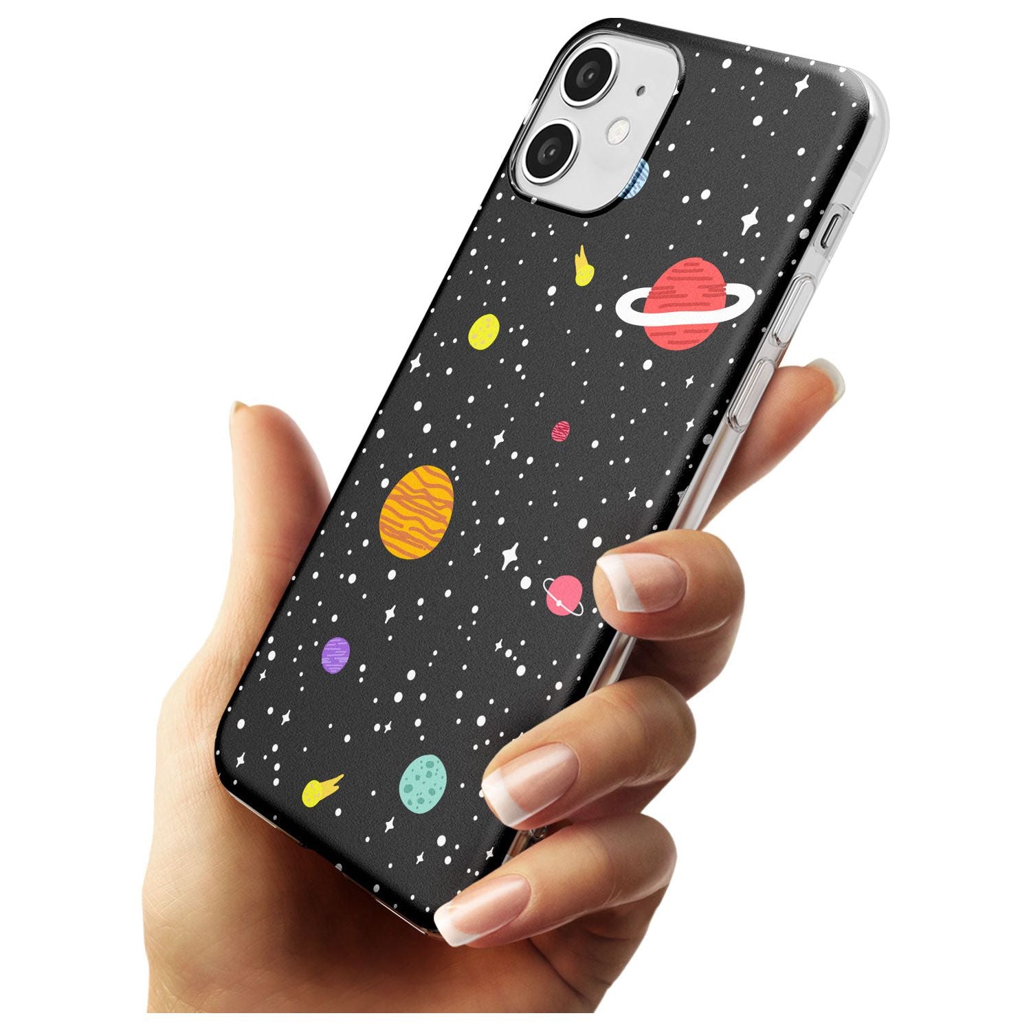 Cute Cartoon Planets Slim TPU Phone Case for iPhone 11