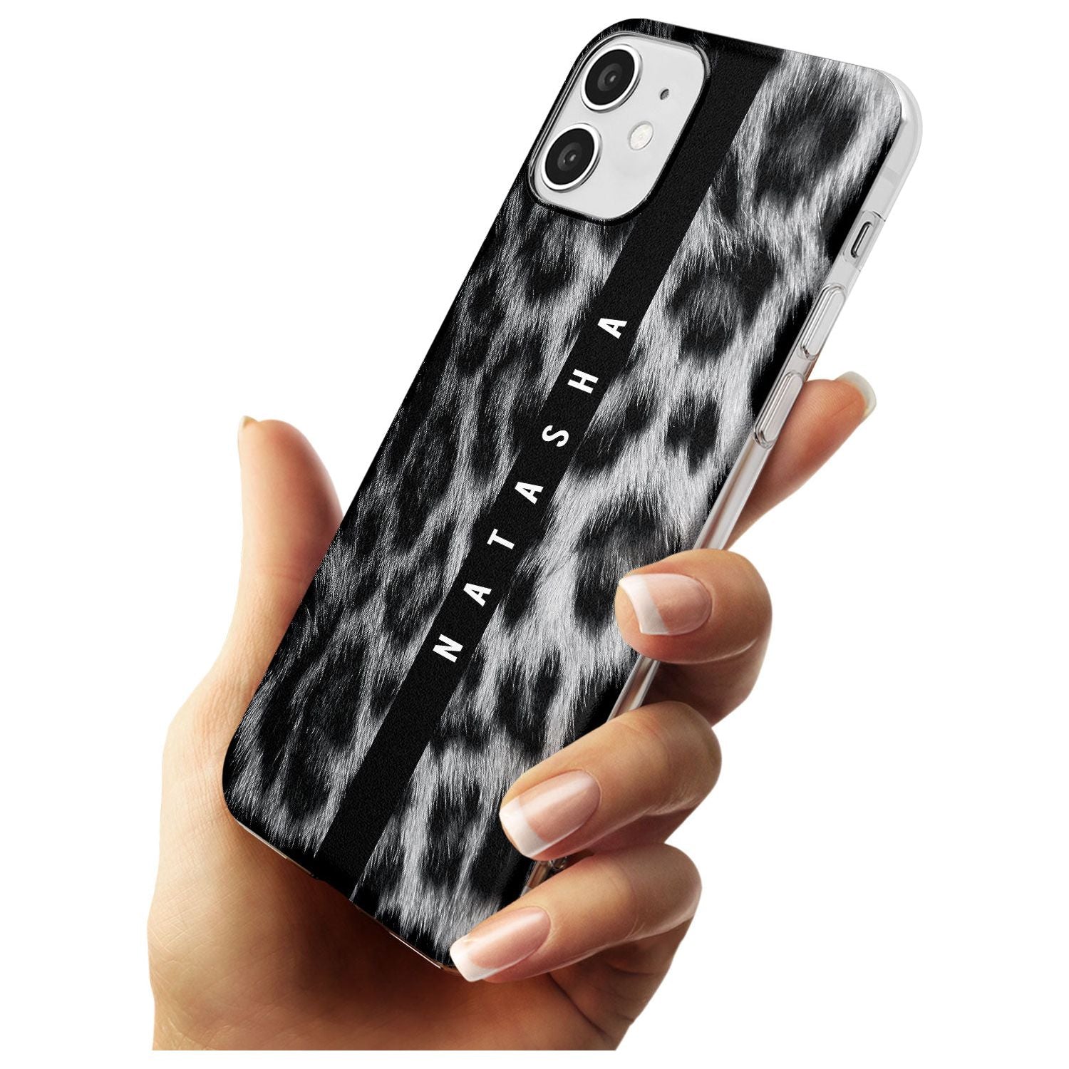 Snow Leopard Print iPhone Case   Custom Phone Case - Case Warehouse