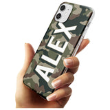 Classic Green Camo Black Impact Phone Case for iPhone 11