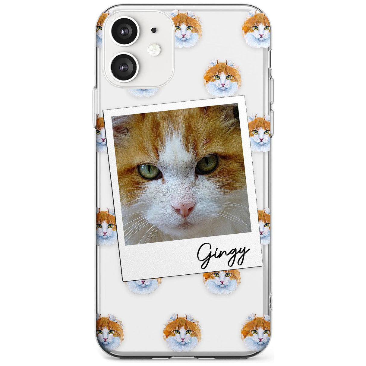 Personalised American Curl Photo Slim TPU Phone Case for iPhone 11