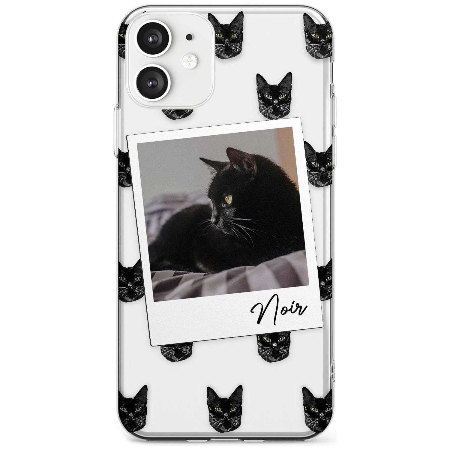 Personalised Bombay Cat Photo Custom Phone Case iPhone 12 / Clear Case,iPhone 12 Mini / Clear Case,iPhone 11 / Clear Case Blanc Space