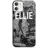 Grey Scale Fashion Collage iPhone Case  Slim Case Custom Phone Case - Case Warehouse