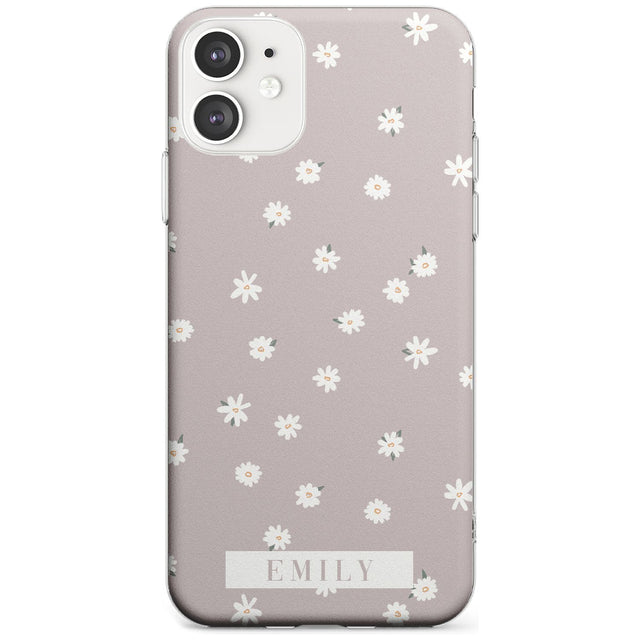 Dusty Rose Custom Slim TPU Phone Case for iPhone 11