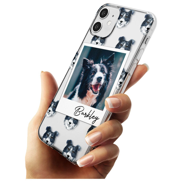 Border Collie - Custom Dog Photo Black Impact Phone Case for iPhone 11